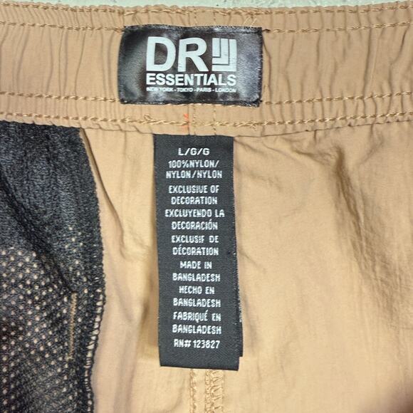 DR Essentials Men's Tan Zip Pocket Cargo Shorts Size large $52 - Picture 6 of 6